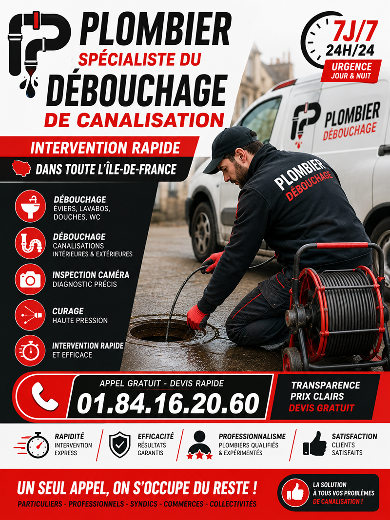 Debouchage Canalisation Maisons Alfort